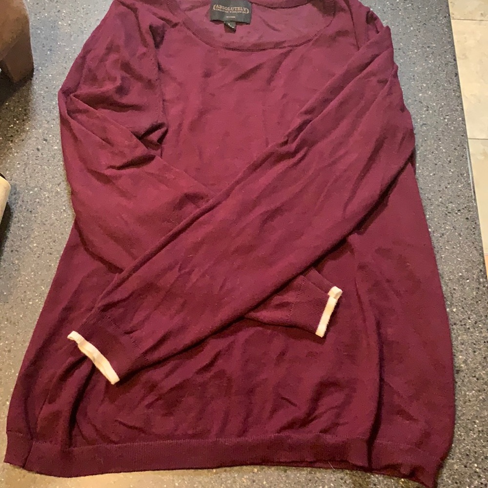 Purple sweater